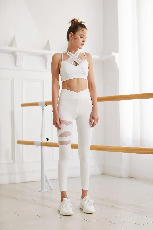 Training Mesh Legging Comfortable Bootcut Workout Leggings