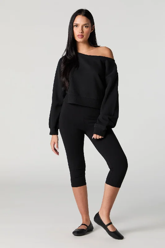 Cropped Legging Cozy Ribbed Leggings