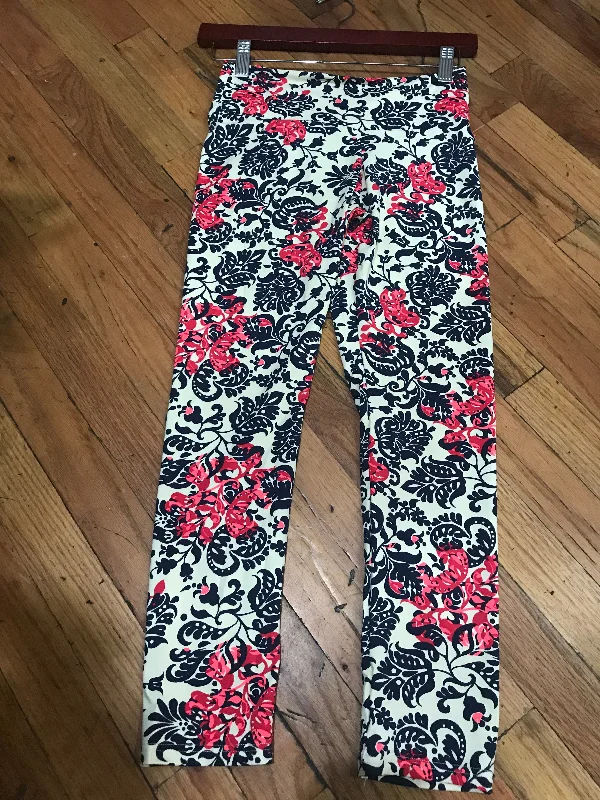 Women's Bitsy Bottom Capri Yoga Leggings Trendy Seamless Fit Leggings
