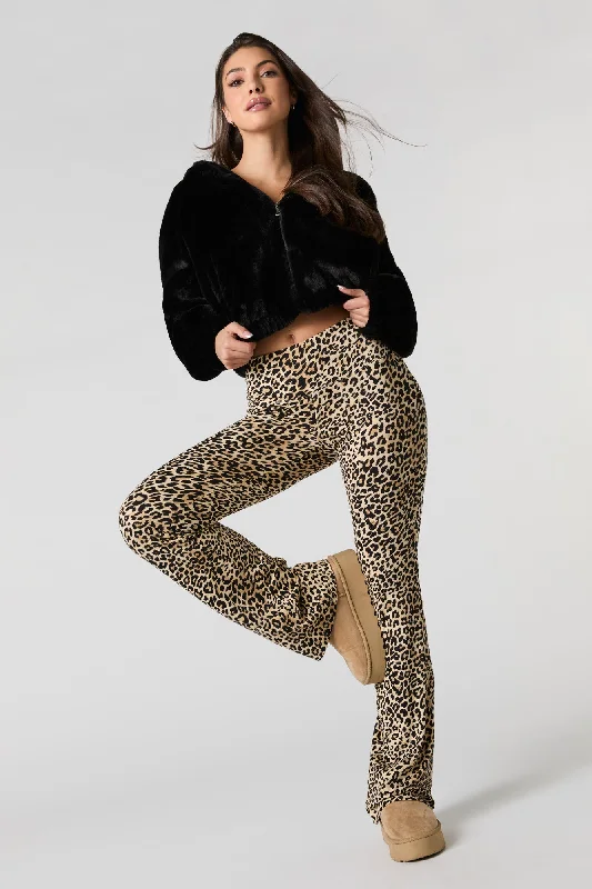 Soft Flare Legging Comfortable Compression Leggings