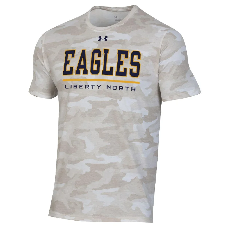 Liberty North Eagles WHITE CAMO T-Shirt - Under Armour Spandex Blend Rayon Blend Denim Blend Liberty North Eagles WHITE CAMO T-Shirt - Under Armour Spandex Blend Rayon Blend Denim Blend