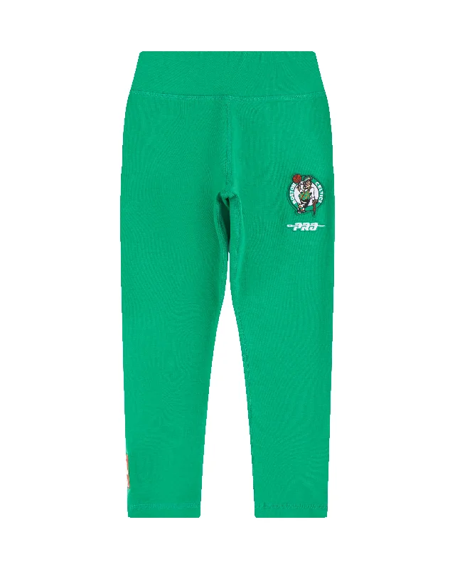 NBA BOSTON CELTICS RETRO CLASSIC LITTLE GIRLS LEGGING (KELLY GREEN) Elegant Full-Body Leggings NBA BOSTON CELTICS RETRO CLASSIC LITTLE GIRLS LEGGING (KELLY GREEN) Elegant Full-Body Leggings