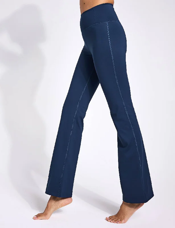 Compressive Flare Legging - Midnight Stylish Stretch Pants Leggings