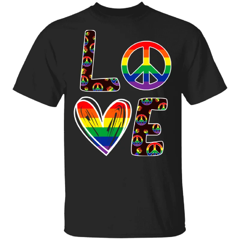 Cute Love LGBT Hippie Peace Sign Shirt Matching Proud LGBT Support Gay Lesbian Hippie Lover Gifts T-Shirt Real Fur Shearling Chenille Cute Love LGBT Hippie Peace Sign Shirt Matching Proud LGBT Support Gay Lesbian Hippie Lover Gifts T-Shirt Real Fur Shearling Chenille