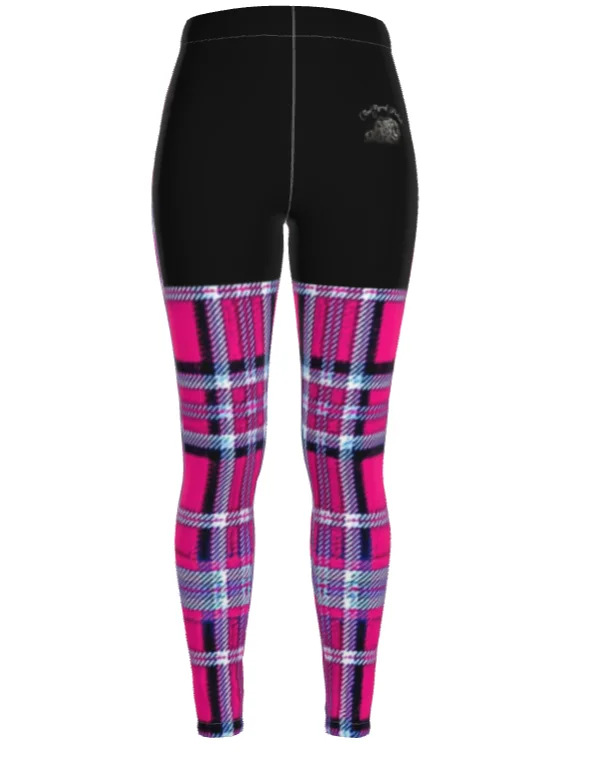 TRP Twisted Patterns 06: Digital Plaid 01-04A Designer Cindy High Waist Leggings Trendy Minimalist Leggings TRP Twisted Patterns 06: Digital Plaid 01-04A Designer Cindy High Waist Leggings Trendy Minimalist Leggings