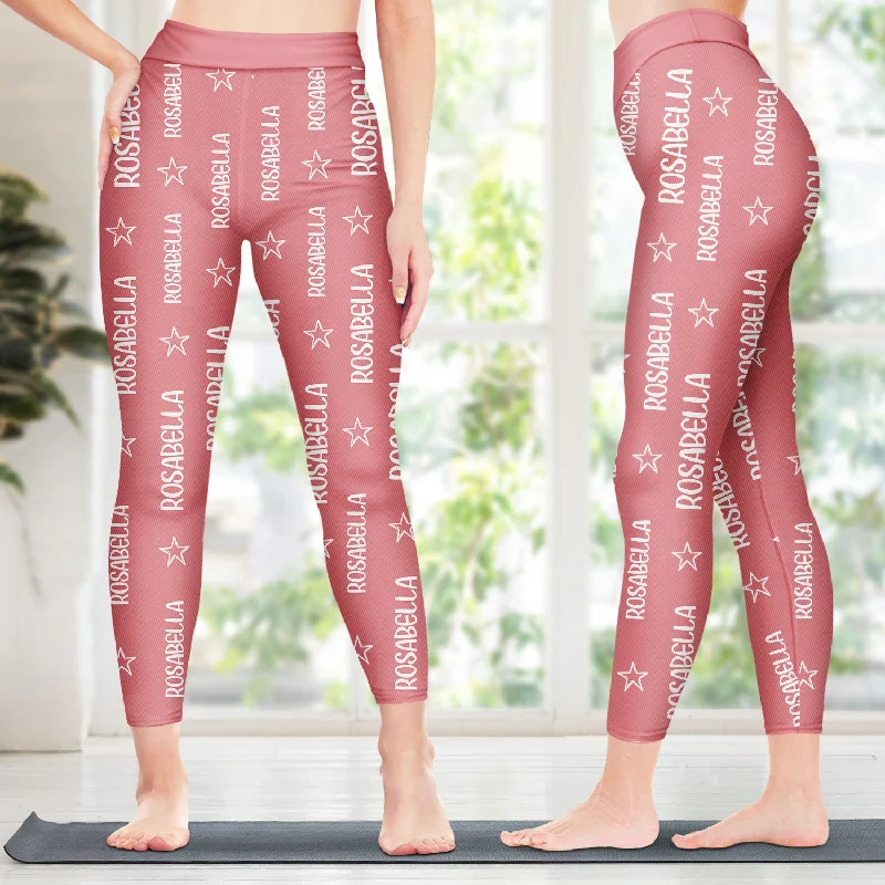 Custom Name - Birthday, Loving Gift For Women, Gift For Yourself - Personalized Leggings Cozy Lounge Pants Leggings Custom Name - Birthday, Loving Gift For Women, Gift For Yourself - Personalized Leggings Cozy Lounge Pants Leggings