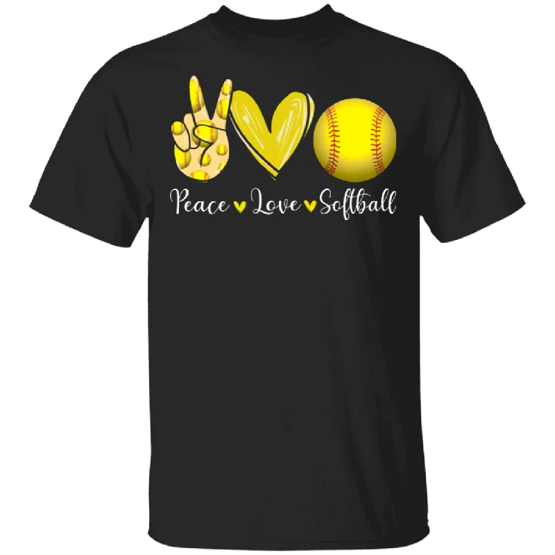Peace Love Softball Cute Victory Hand Emoji Heart Softball Shirt Matching Softball Player Lover Gifts T-Shirt Houndstooth Herringbone Solid Peace Love Softball Cute Victory Hand Emoji Heart Softball Shirt Matching Softball Player Lover Gifts T-Shirt Houndstooth Herringbone Solid