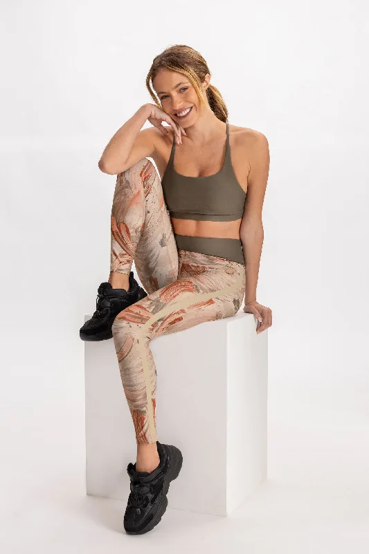 Motion Legging Elegant Printed Leggings with Pockets
