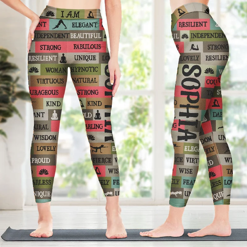 Yoga Girl I Am Bold Radiant Fierce Strong - Birthday, Loving Gift For Women, Gift For Yourself - Personalized Leggings Fashionable Sports Compression Leggings Yoga Girl I Am Bold Radiant Fierce Strong - Birthday, Loving Gift For Women, Gift For Yourself - Personalized Leggings Fashionable Sports Compression Leggings