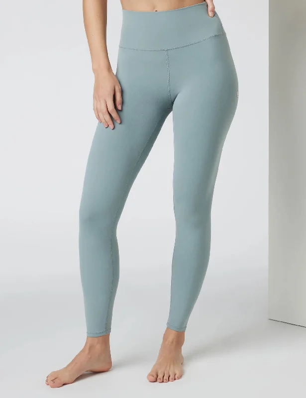 AllTheFeels Legging - Vintage Pistachio Trendy High-Waist Tummy Control Leggings