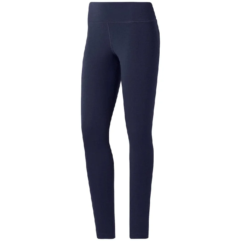 Reebok Sport Tights & Leggings For Women Elegant Stretchy Faux Leather Leggings