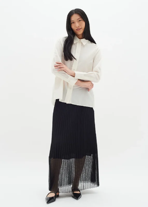 Dritza Shirt Asymmetrical Pockets Print