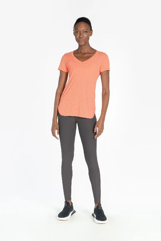 Essential Action V T-Shirt Spandex Blend Rayon Blend Denim Blend