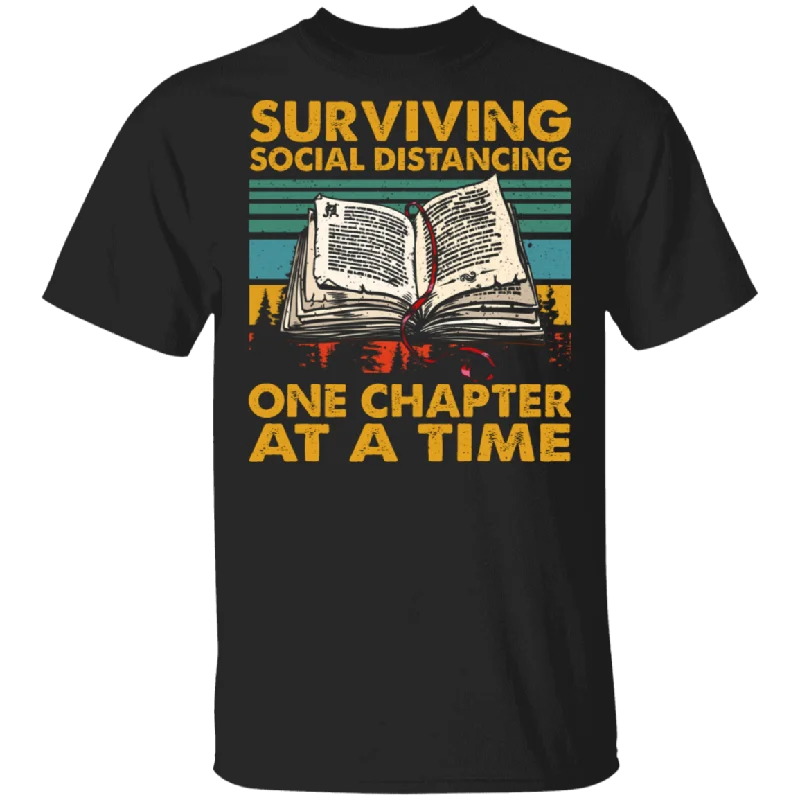 Vintage Retro Surviving Social Distancing One Chapter At A Time Cute Book Shirt Matching Men Women Gifts T-Shirt Real Fur Shearling Chenille Vintage Retro Surviving Social Distancing One Chapter At A Time Cute Book Shirt Matching Men Women Gifts T-Shirt Real Fur Shearling Chenille