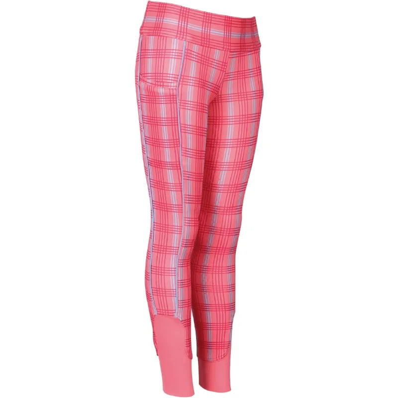 Harry's Horse Reitleggings Check Diva Stella Full Grip Rosa Trendy Activewear Leggings