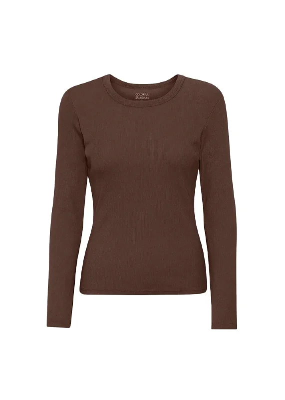 Organic Rib LS T-Shirt Casual Formal Business