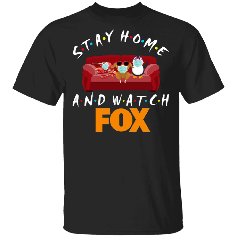 Stay Home And Watch FOX Funny Shrimp Turkey Penguin Sit On Sofa Shirt Matching FOX TV Show Lover Fans Gifts T-Shirt Thin T-Shirt Open Front Quick Dry Stay Home And Watch FOX Funny Shrimp Turkey Penguin Sit On Sofa Shirt Matching FOX TV Show Lover Fans Gifts T-Shirt Thin T-Shirt Open Front Quick Dry