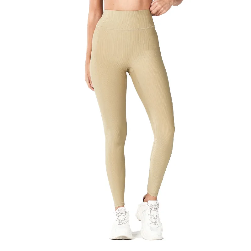 Code Ribbed Leggings Trendy Sweat-Wicking Workout Leggings
