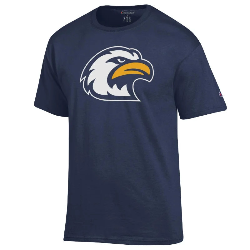 Liberty North Shirt Sleeve Navy with Eagle Head -Champion Houndstooth Herringbone Solid Liberty North Shirt Sleeve Navy with Eagle Head -Champion Houndstooth Herringbone Solid