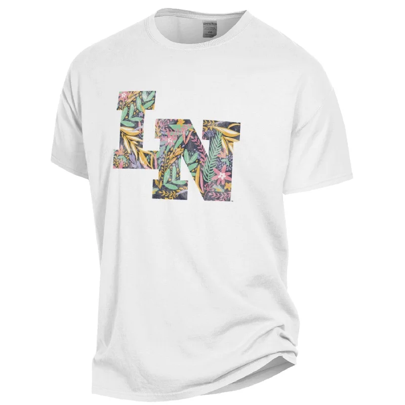 Liberty North Eagles FLORAL LN Logo Sleeve T-Shirt - Gear Zippered Buttoned Snapped