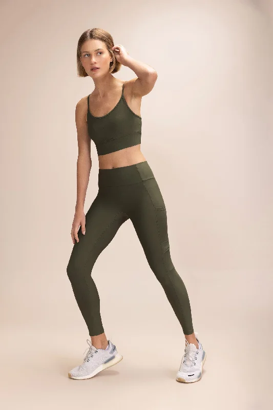 Strong Leggings Fashionable Embroidered Detail Leggings