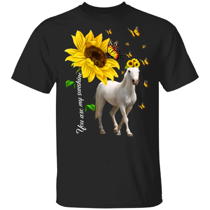 You Are My Sunshine Cute Butterflies Sunflower Horse Shirt Matching Horse Lover Fans Farmer Rancher Gifts T-Shirt Silk Blend Satin Velvet You Are My Sunshine Cute Butterflies Sunflower Horse Shirt Matching Horse Lover Fans Farmer Rancher Gifts T-Shirt Silk Blend Satin Velvet