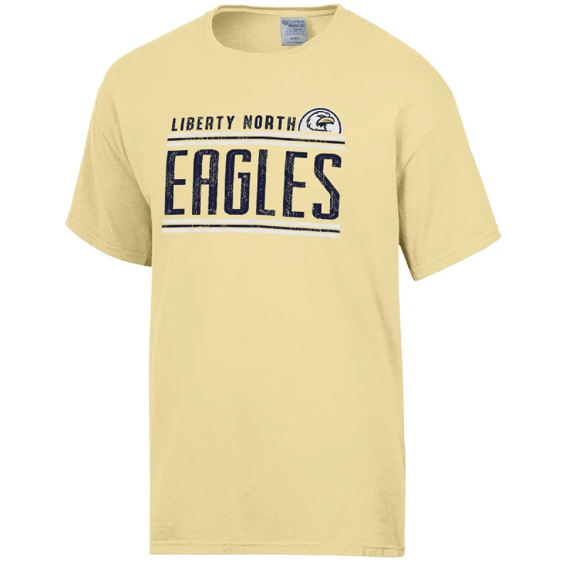 Liberty North Summer Squash Short Sleeve T-Shirt -Comfort Wash Print Jacquard Patchwork Liberty North Summer Squash Short Sleeve T-Shirt -Comfort Wash Print Jacquard Patchwork