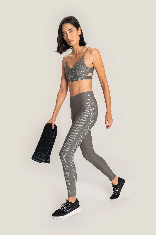Cyber Dots Leggings Fashionable High-Rise Workout Leggings