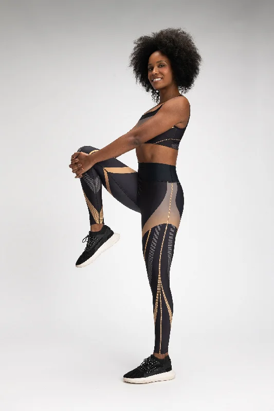 Techverse Leggings Fashionable Leather-Look Leggings