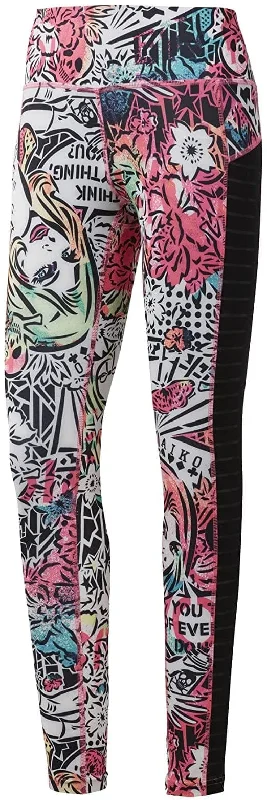 Reebok X Aiko Leggings Trendy Color Block Leggings