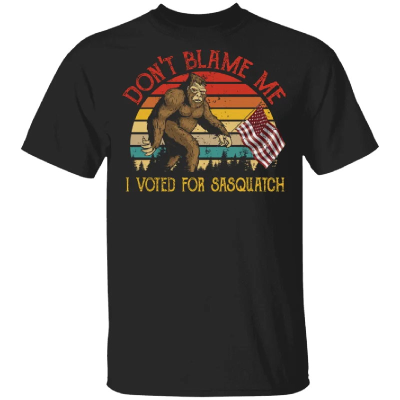 Vintage Retro Don't Blame Me I Voted For Sasquatch Cool Bigfoot Holding American Flag Shirt Sasquatch Bigfoot Lover Fans Gifts T-Shirt Knit Fabric Woven Fabric Fleece Fabric Vintage Retro Don't Blame Me I Voted For Sasquatch Cool Bigfoot Holding American Flag Shirt Sasquatch Bigfoot Lover Fans Gifts T-Shirt Knit Fabric Woven Fabric Fleece Fabric