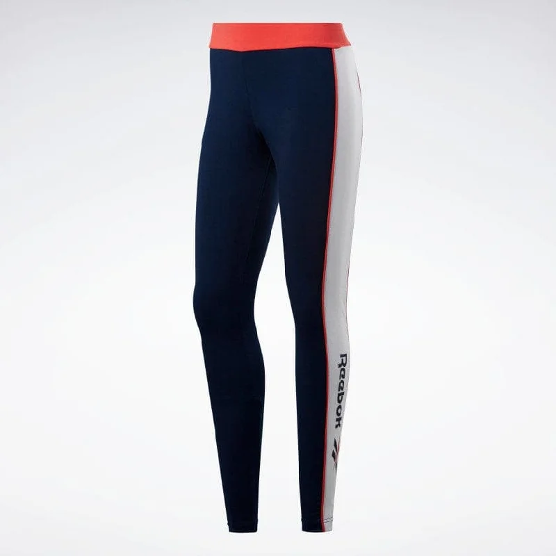 Classics Linear Leggings Reebok Elegant Satin Finish Leggings