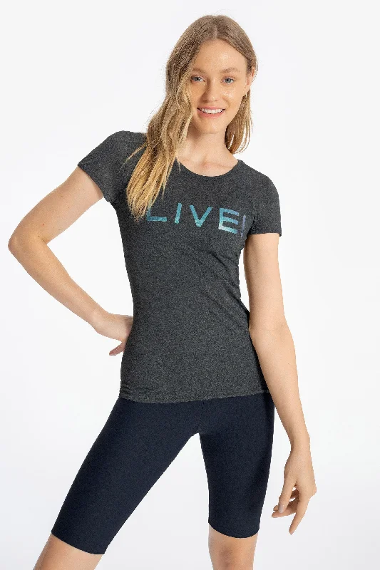 LIVE! Holographic Basic T-Shirt Wool Fabric Cashmere Fabric Tweed Fabric