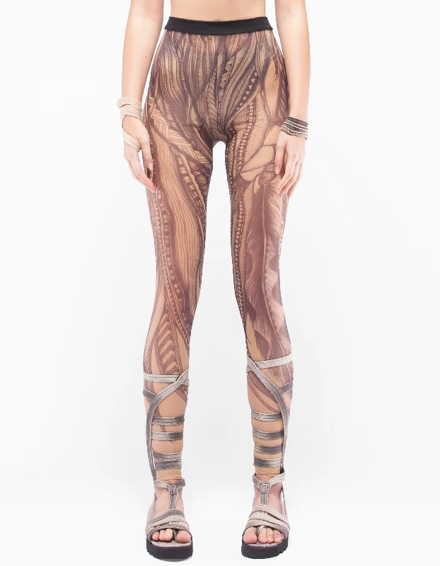 LEGGINGS GUARDIAN W Comfortable Bootcut Workout Leggings