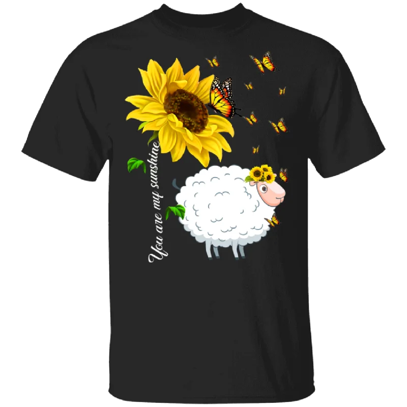 You Are My Sunshine Cute Butterflies Sunflower Sheep Shirt Matching Sheep Lover Fans Farmer Rancher Gifts T-Shirt Cozy Warm Stylish You Are My Sunshine Cute Butterflies Sunflower Sheep Shirt Matching Sheep Lover Fans Farmer Rancher Gifts T-Shirt Cozy Warm Stylish
