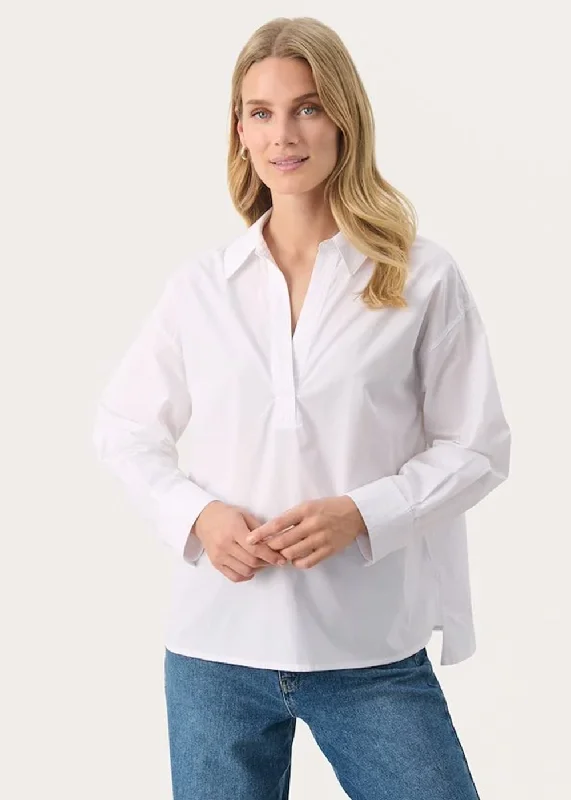 Lynne Shirt Zippered Front Buttoned Front Snap Front