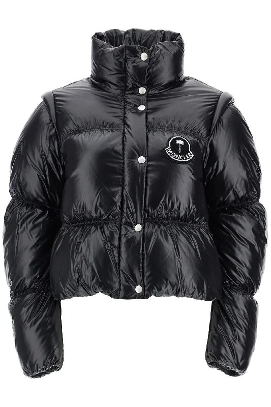 Women's Lightweight Padded Cropped Black Nylon Jacket - Black Wool Jacket Cashmere Jacket Tweed Jacket Women's Lightweight Padded Cropped Black Nylon Jacket - Black Wool Jacket Cashmere Jacket Tweed Jacket