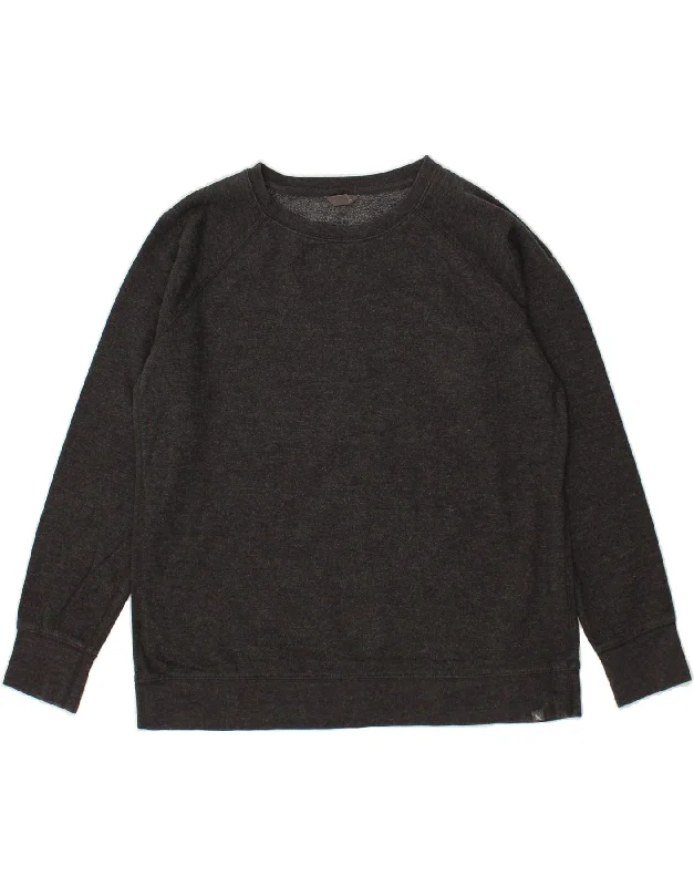 EDDIE BAUER Womens Sweatshirt Jumper UK 16 Large Grey Cotton Hoodie with Crew Neck Simple Timeless EDDIE BAUER Womens Sweatshirt Jumper UK 16 Large Grey Cotton Hoodie with Crew Neck Simple Timeless