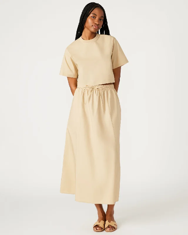 SUNNY SKIRT KHAKI seamless skirt comfort