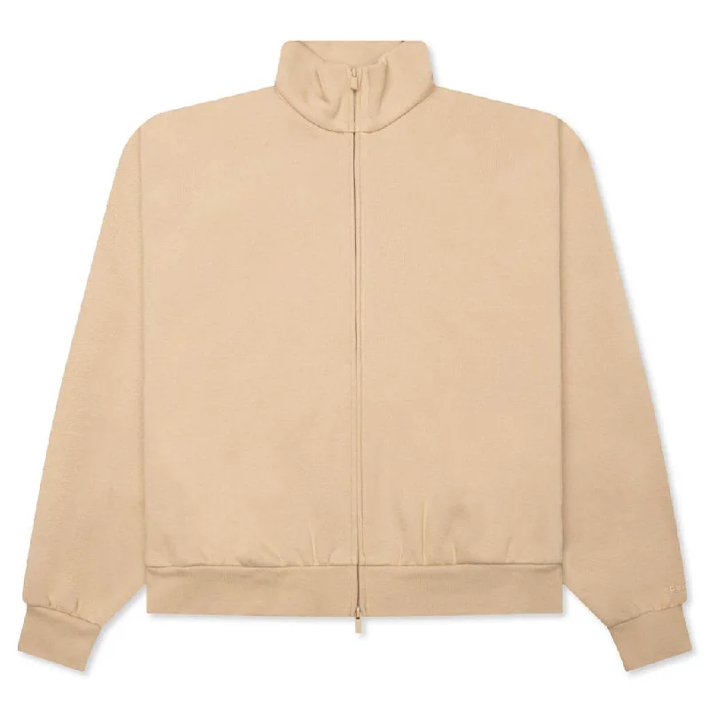 Women's Fullzip Jacket - Sand Insulated Jacket Fitted Jacket Loose Jacket
