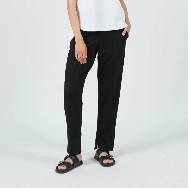 Axel Slit Pants Elegant High-Waist Pants