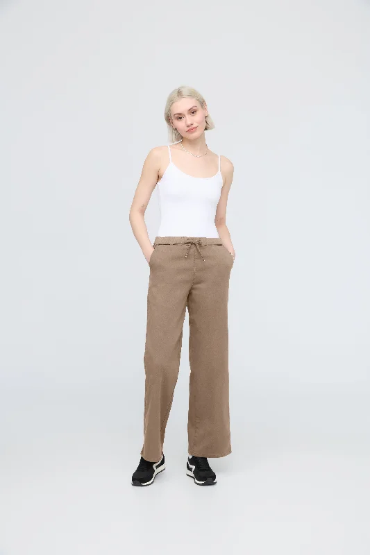DUER No Sweat Wide Leg Pant Relaxed Linen Pants