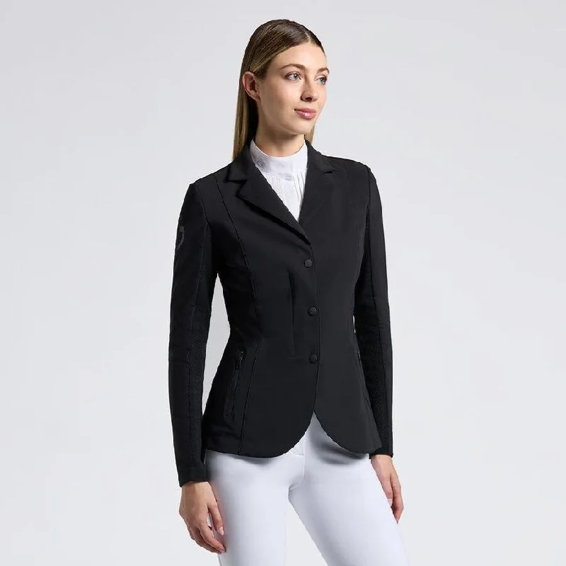 Cavalleria Toscana Light Tech Knit Zip Riding Jacket Embroidered Jacket Appliqued Jacket Beaded Jacket Cavalleria Toscana Light Tech Knit Zip Riding Jacket Embroidered Jacket Appliqued Jacket Beaded Jacket