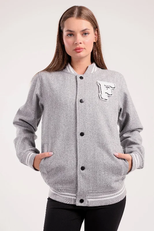 Power Varsity Jacket (40370) - Fit Freak Rayon Fabric Velvet Fabric Corduroy Fabric Power Varsity Jacket (40370) - Fit Freak Rayon Fabric Velvet Fabric Corduroy Fabric