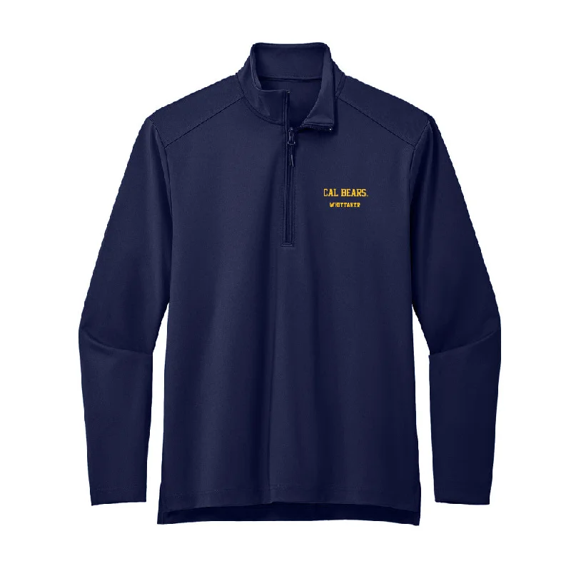 UC Berkeley - NCAA Women's Soccer : Kenley Whittaker - Premium Quarter Zip Jacket Bomber Jacket Anorak Windbreaker UC Berkeley - NCAA Women's Soccer : Kenley Whittaker - Premium Quarter Zip Jacket Bomber Jacket Anorak Windbreaker