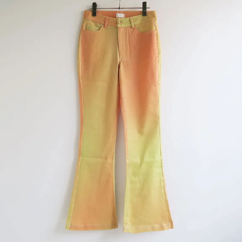 SALE 70%OFF ! <br/>【Vatka/ヴァトカ】<br>YOYO PANTS ORANGE <br>VCY-ORANGE Comfortable Denim Trousers