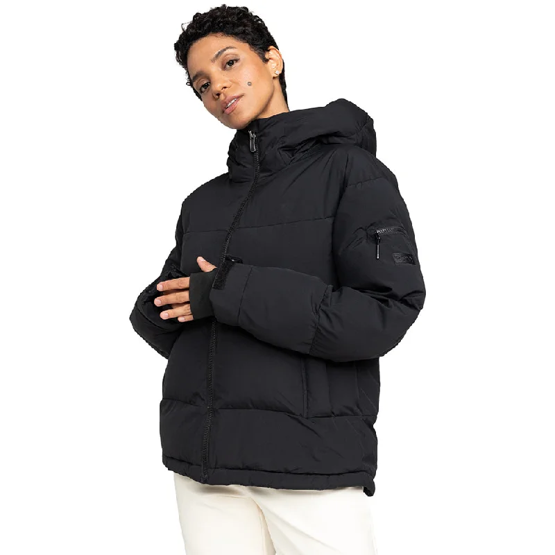 Roxy Alofted Puffy Womens Jacket 2025 Hooded Jacket Caped Jacket Shawl Collar Jacket Roxy Alofted Puffy Womens Jacket 2025 Hooded Jacket Caped Jacket Shawl Collar Jacket