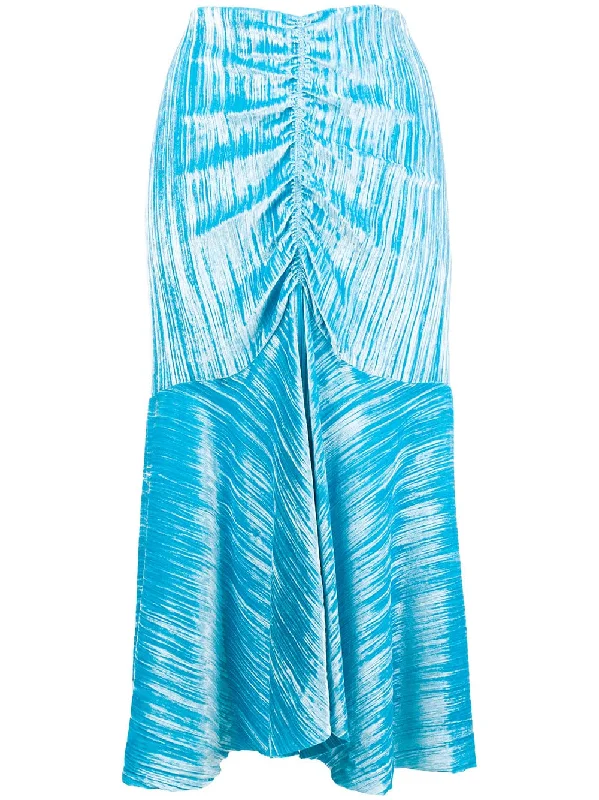 Frilled Velvet skirt chiffon skirt airy