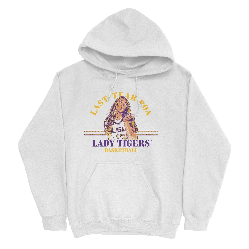 EXCLUSIVE RELEASE - Last-Tear Poa - Classics Collection White Hoodie Hoodie with Zipper Placket Modern Functional EXCLUSIVE RELEASE - Last-Tear Poa - Classics Collection White Hoodie Hoodie with Zipper Placket Modern Functional