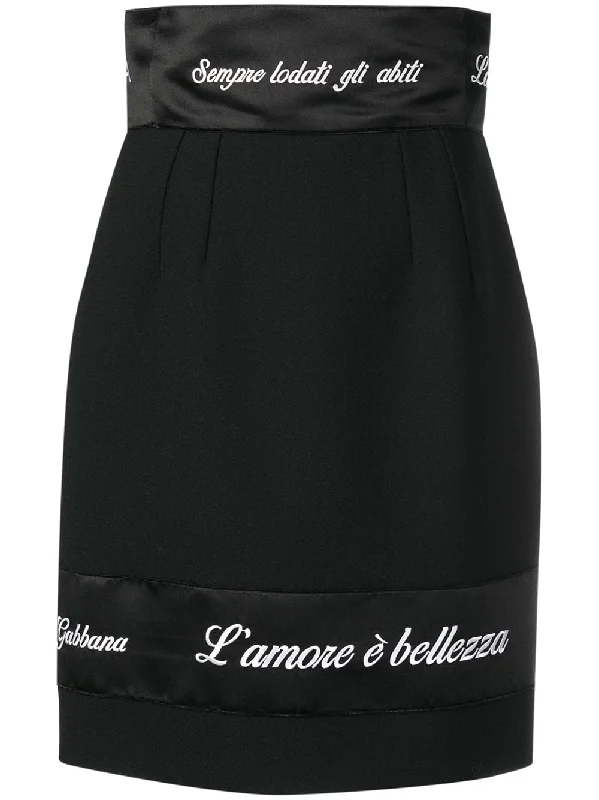 L'amore è bellezza' skirt low waist skirt